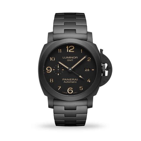 panerai tuttonero luminor gmt pam01438|Panerai Luminor 01438 price.